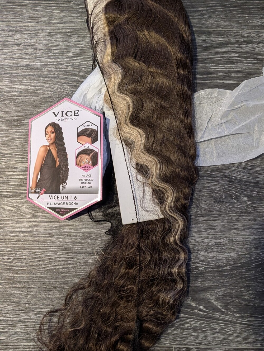 Sensationnel Vice Synthetic HD Lace Wig - VICE UNIT 6